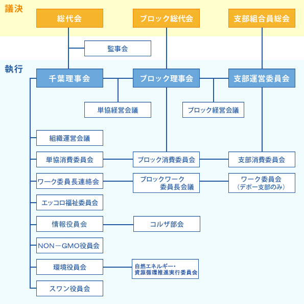 組織運営イメージ図（2011年度）